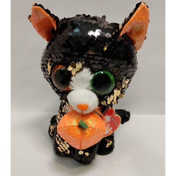 Ty Beanie Boo Jinx Flippable Brand New With Mint Tag - Picture 1 of 3
